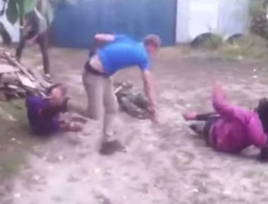 Έριξε πολύ ξύλο! Mεθυσμένος Ρώσος βγάζει νοκ αουτ 4 άτομα από την ... οικογένεια του (βίντεο)